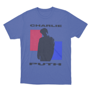 Charlie Puth Silhouette Unisex T Shirt Blue