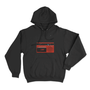 Whatevers Clever Radio Unisex Hoodie Black
