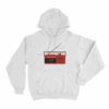 Whatevers Clever Radio Unisex Hoodie White